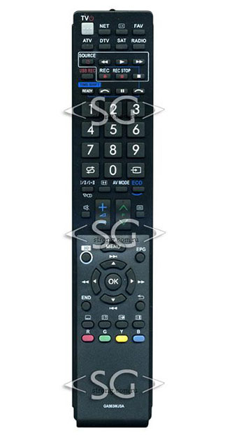 Пульт дистанционного управления для SHARP GA983WJSA tv LC-40LE730RU и др. 3D