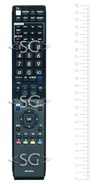 Пульт дистанционного управления для SHARP GB012WJSA tv LC-70LE741E и др. 3D