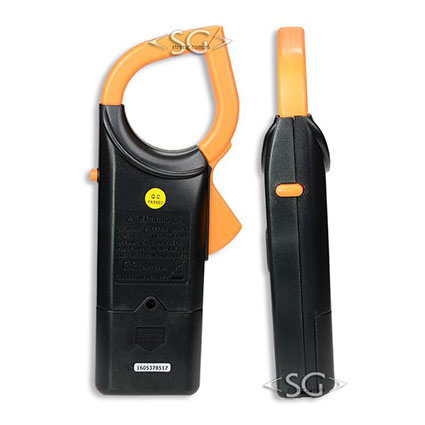 Клещи токоизмерительные (клемметр), цифровые DT266F, 750V/1000A, 3.5 разрядный ж/к дисплей