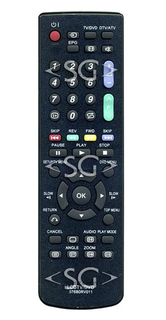 Пульт дистанционного управления для SHARP 076B0RV011 tv+dvd LC-22DV200RU, LC-19DV200RU, LC-26DV200RU, LC-32DV200RU и др.