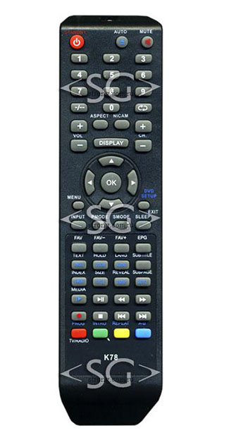 Пульт дистанционного управления для POLAR tv 81LTV7003, 81LTV7103 и др(K78)/ROLSEN tv RL-16L11/ SHIVAKI tv STV-22LED4 и др/ORION