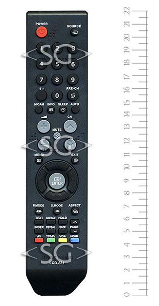 Пульт дистанционного управления для SHIVAKI LCD-831 tv STV-19L6 и др./ GENERAL LCD-831 tv 19GL28 и др./ORION LCD-831