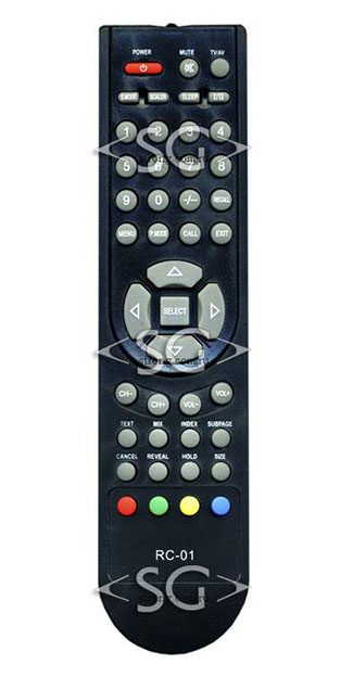 Пульт дистанционного управления для POLAR WS-178(RC-01) tv POLAR 81LTV3003 и др./SHIVAKI WS-178 RC-A3-01 RC-01 tv STV-32L6 и др.