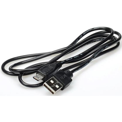 Шнур 2.0 USB A MALE- micro USB 5P 0,5м ток 2А белый