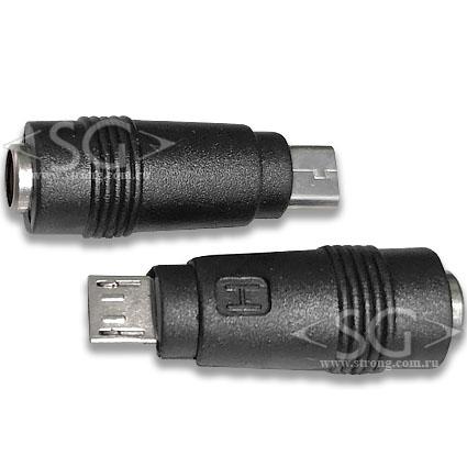 ���������� ������ 5,5/2,1 �� �� ������ USB micro ������