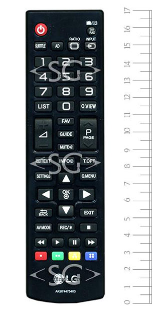 Пульт дистанционного управления для LG AKB74475403 (=LG AKB73715679) /orig./