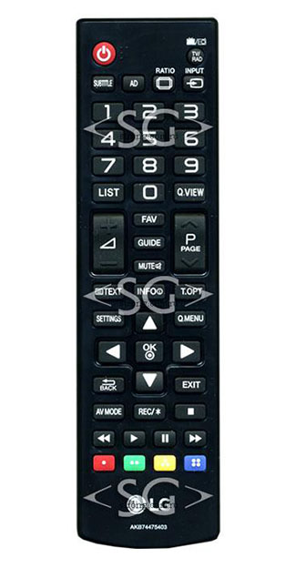 Пульт дистанционного управления для LG AKB74475403 (=LG AKB73715679) /orig./