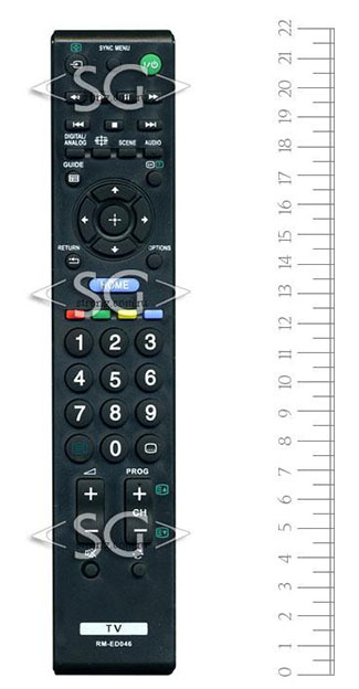 Пульт дистанционного управления для SONY RM-ED046