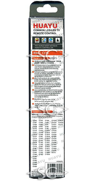 ����� �������������� ���������� ��� TOSHIBA universal RM-L1278  (������ ���� CT-8040 3D) �������