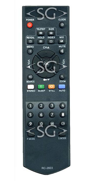����� �������������� ���������� ��� BBK RC-2603 (RC-3704)tv LT-2210S,LT-2710S � ��/SANYO RC-3704/PRIMA RC-Y35-0A/SUPRA RC-Y35-OA