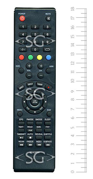 Пульт дистанционного управления для DEXP XHY918 tv 32A3000, 32A3100 и др.