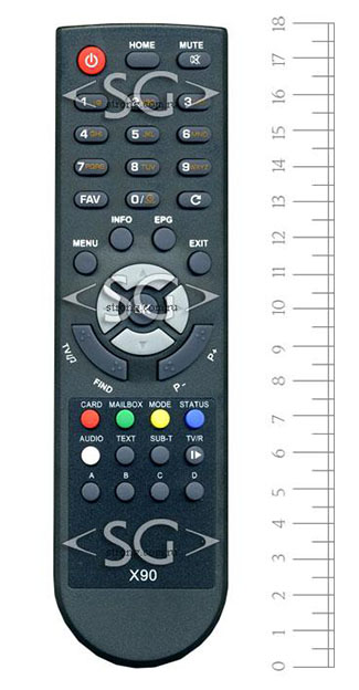 ����� �������������� ���������� ��� GLOBO X80 / X90 (E-RCU-014)  / ���������   sat